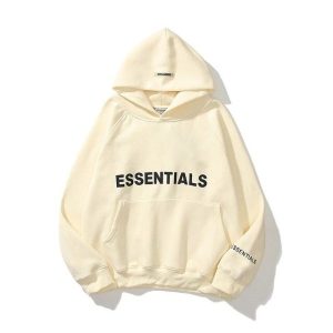 Essentials Fear of God Hoodie in Taupe – A Minimal Streetwear Icon fashion