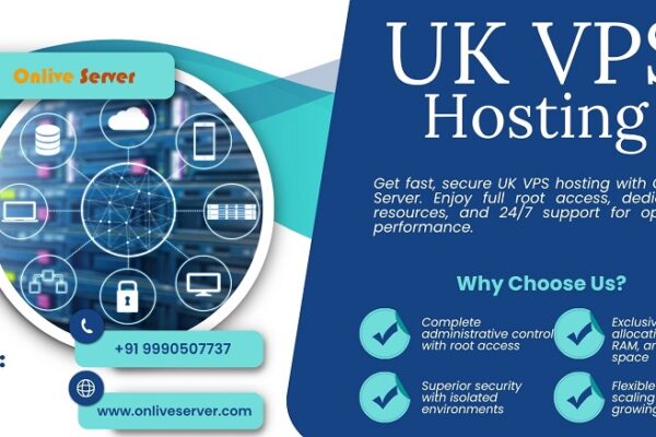 Improve the performance of your website with UK VPS hosting services of Onlive Server