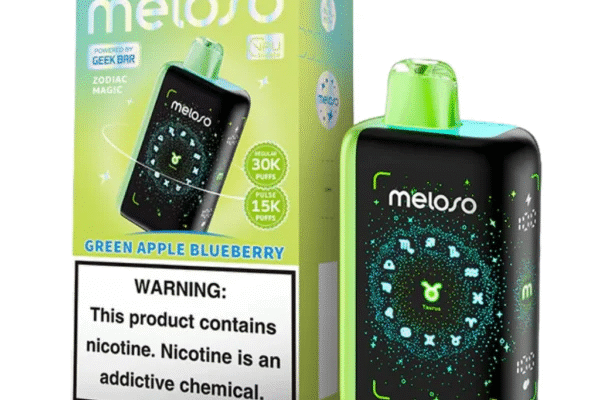 Geek Bar Meloso 30K: A Closer Look at the Device and Flavors Green Apple Blueberry Geek Bar