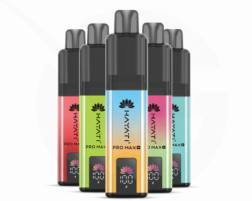 Hayati Pro Max Plus 6000 Puffs Hayati Pro Max Plus 6000 Puffs device on white background