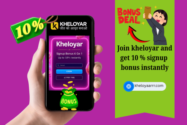 Kheloyar Login & Get Signup Bonus Up to 10% Instantly kheloyar Login